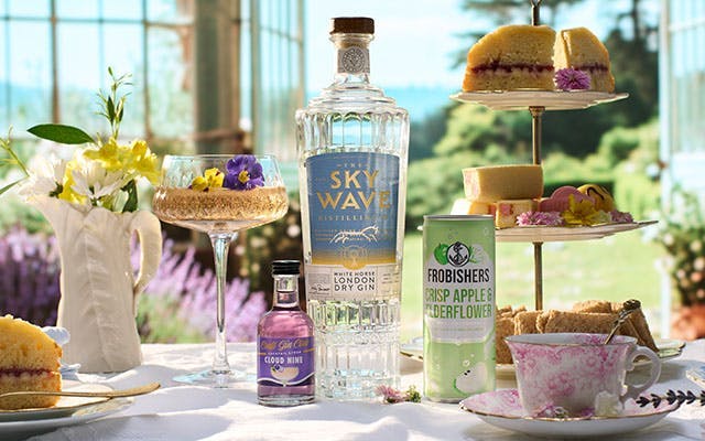Craft Gin Club's March 2024 Cocktail of the Month with three of its main ingredients