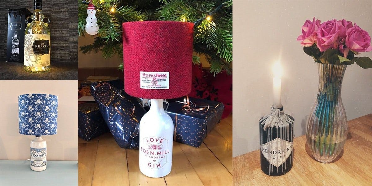 8 ways to upcycle bottles your No.1 make lovely for UK\'s home! The something to your Club - | Craft club gin Gin empty gin