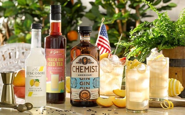 Craft Gin Club's Peach Gin Iced Tea gin cocktail