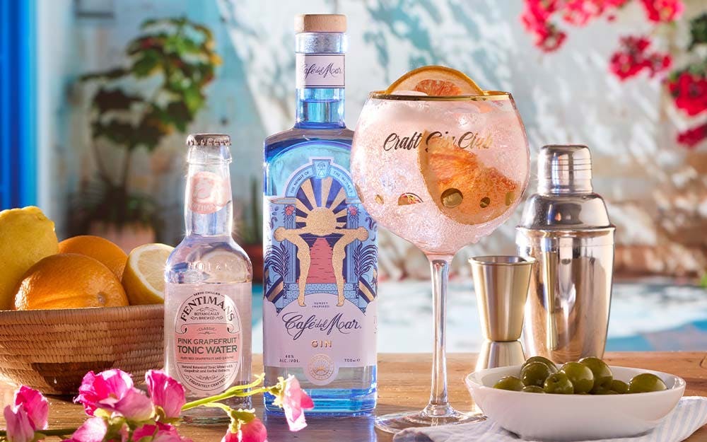 Craft Gin Club's Perfect G&T with Café del Mar Gin