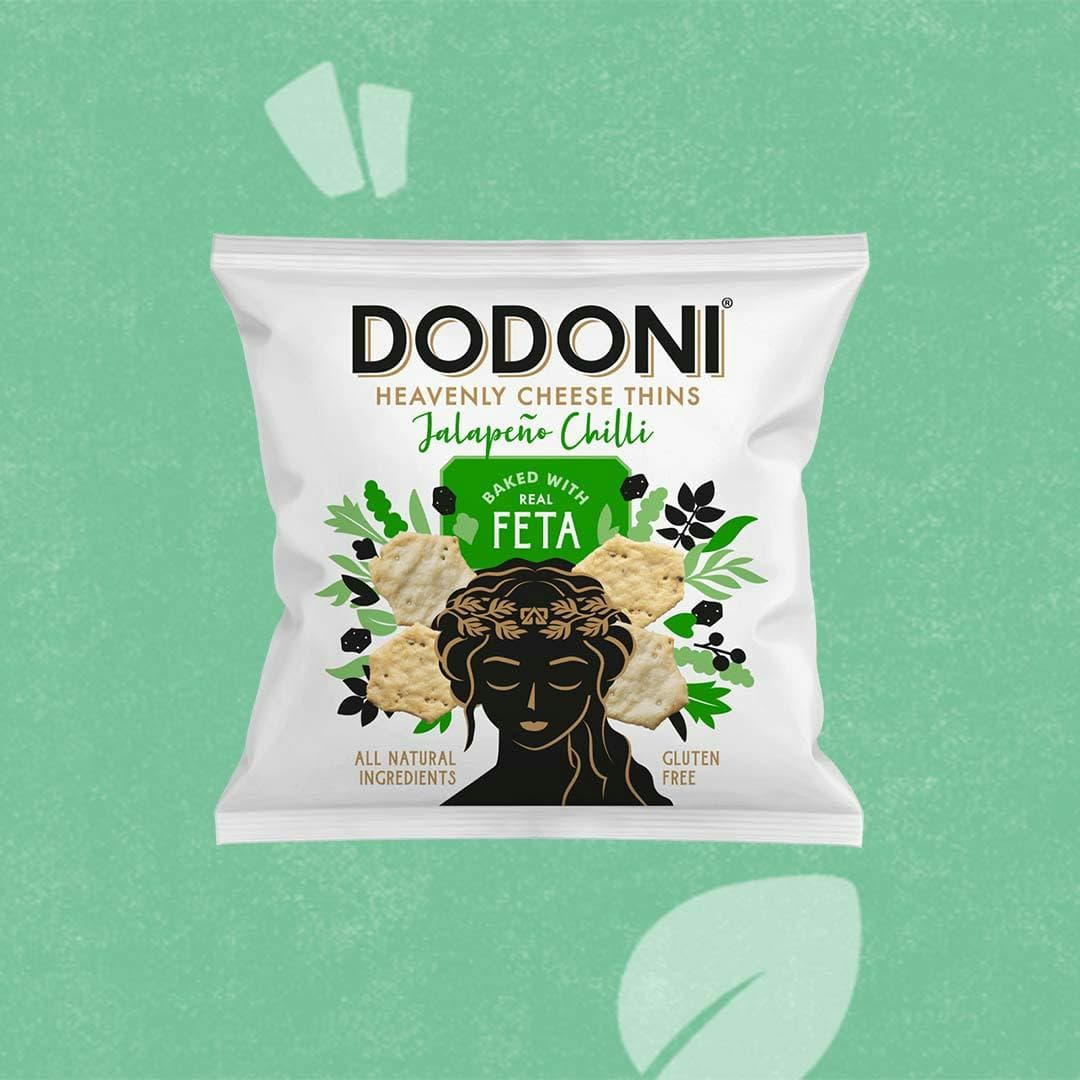 Dodoni Jalapeno Chilli Feta Cheese Thins