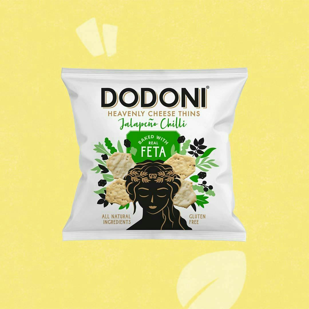 Dodoni Jalapeno Chilli Feta Cheese Thins